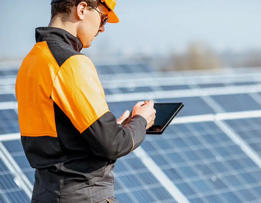 Entretien d'un panneau photovoltaïque
