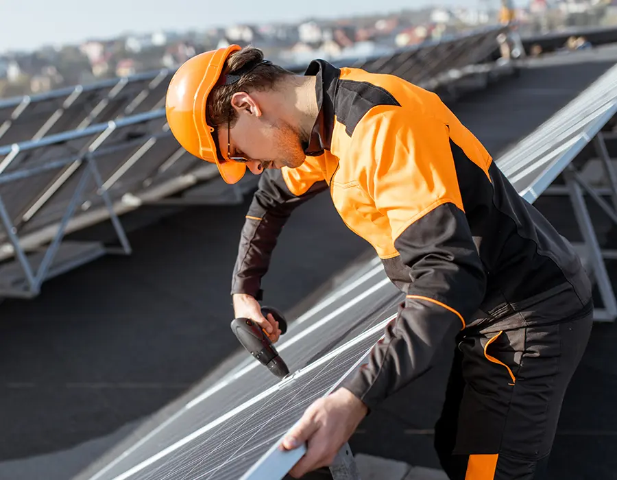 Placement de panneaux photovoltaïques