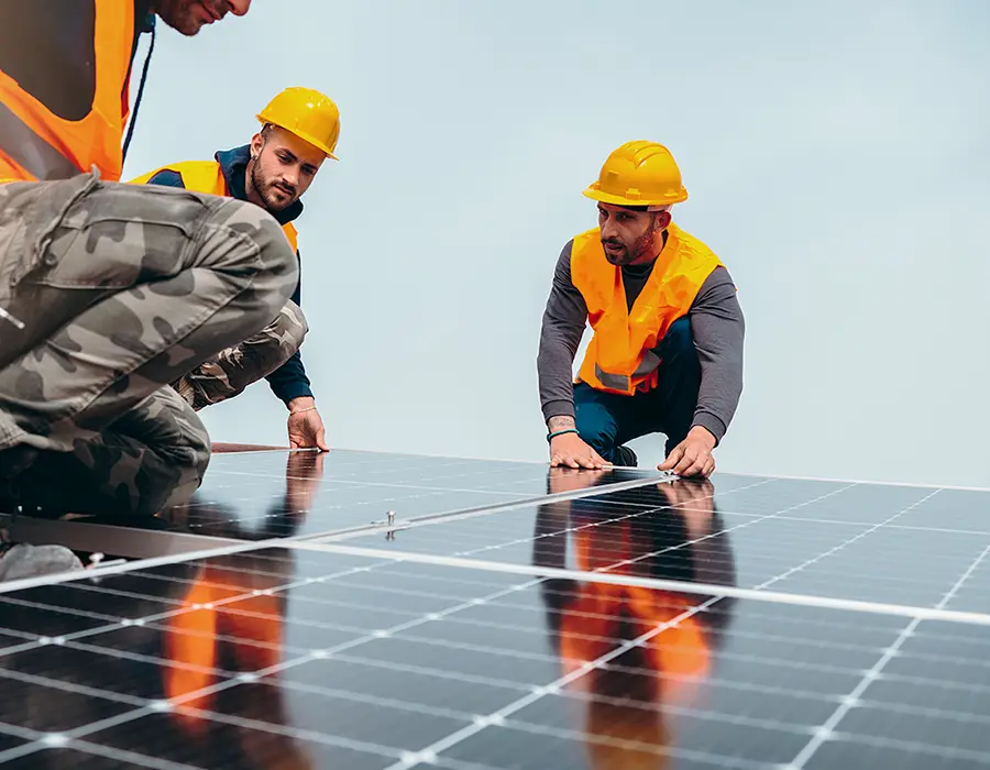 Placement de panneaux photovoltaïques