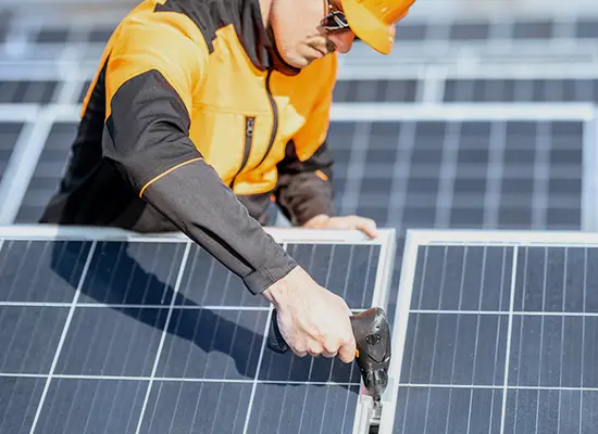 Placement de panneaus photovoltaïques