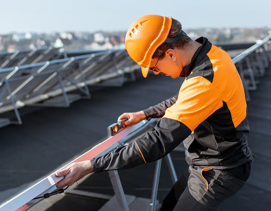 Placement de panneaux photovoltaïques